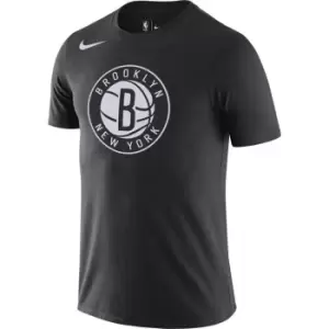 Image of Nike Dri-FIT Mens NBA Short-Sleeve Logo T-Shirt - Black