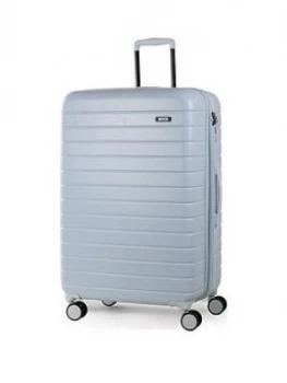 image of Rock Luggage Novo WR27801 8 Wheel Large Pastel Blue Suitcase