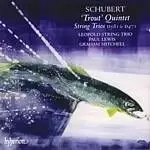 Image of Franz Schubert - "Trout" Quintet, String Trios (Leopold String Trio) (Music CD)