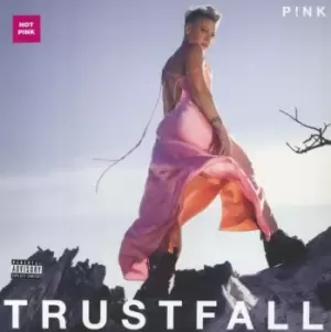 Image of Pink Trustfall - Hot Pink Vinyl - Sealed 2023 UK vinyl LP 19658-77266-1