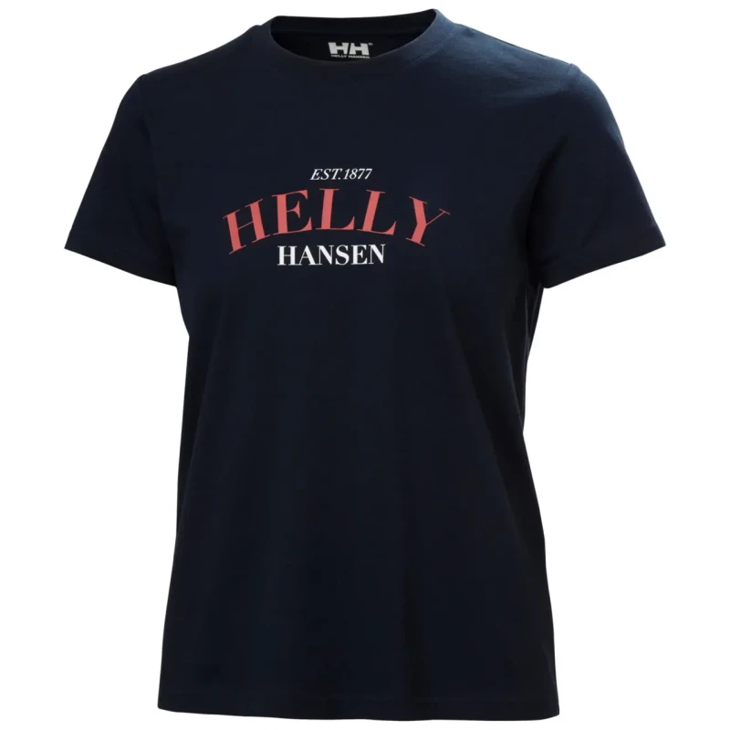 Image of Helly Hansen Womens T-Shirt Helly Hansen Cora Graphic 2.0 Bleu Female M