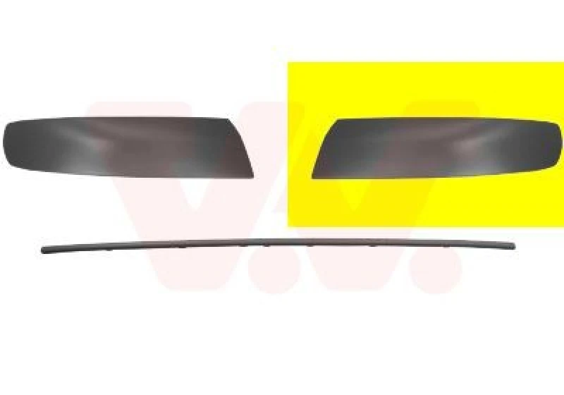 Image of VAN WEZEL Bumper cover VAN WEZEL 5897583