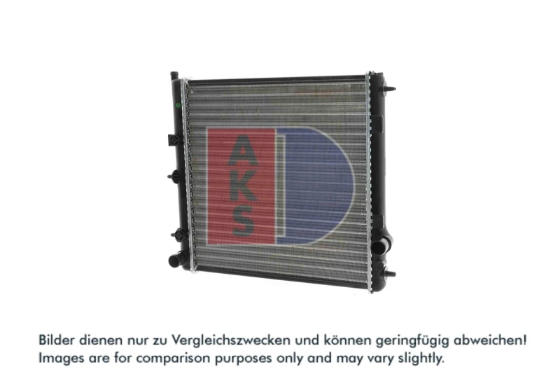 Image of AKS DASIS 060033N Engine radiator Aluminium, Mechanically jointed cooling fins Radiator,engine cooling (470)