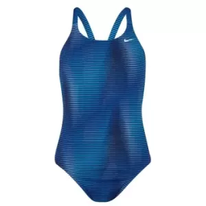 Image of Nike Fastback Swimsuit Womens - Blue
