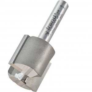 image of Trend Professional Two Flute Straight Router Cutter 21mm 19mm 1/4"