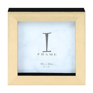 Image of iFrame Plastic Gold Instagram Photo Frame 4" x 4"