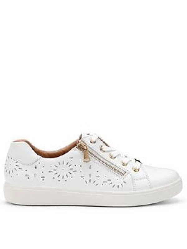 Image of Hotter Wonder Wide Womens Trainers Sports Sandals 3 (36) White 02220901230