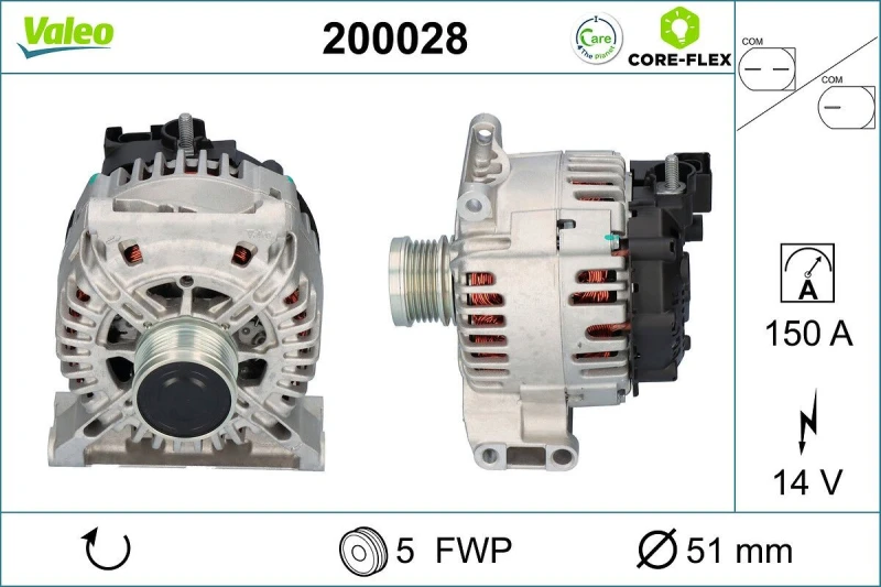 Image of Alternator VALEO 200028