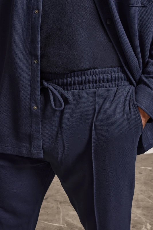 Image of BadRhino BadRhino Men Textured Jersey Joggers in Dark Navy Size: 4X-Large Dark Navy 4XL Male 5063111855049