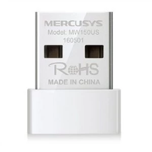 Image of Mercusys (MW150US) 150Mbps Wireless N Nano USB Adapter