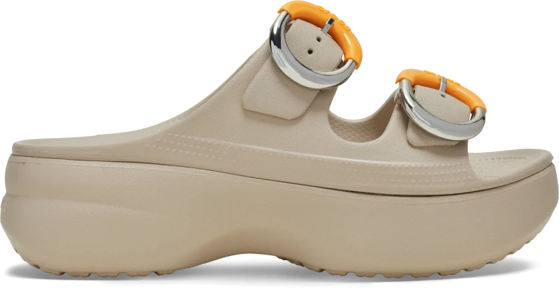 Image of Crocs Women Saturday Platform Dipped Buckle Sandals Dulce 8