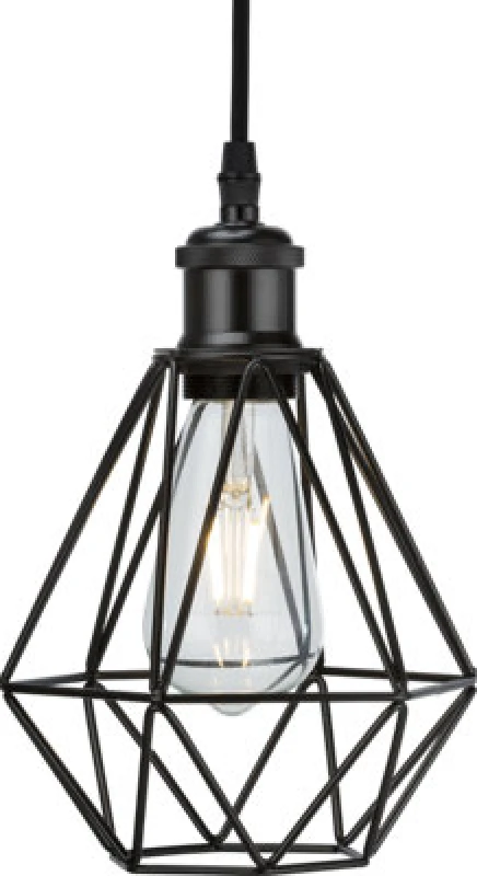 Image of Netlighting Knightsbridge Pendant Cage Matt Black CAG1MB Black