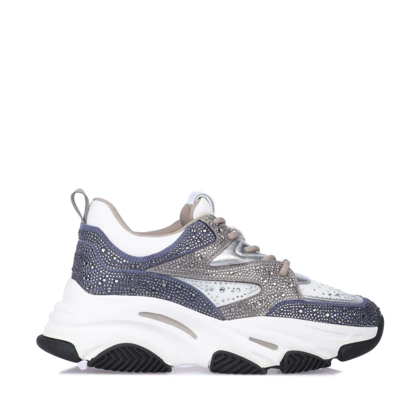 Image of Steve Madden Privy Trainers Blue female UK 3