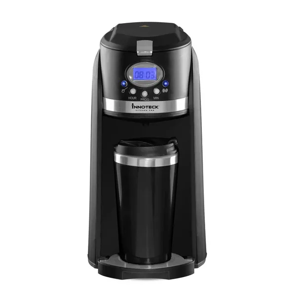 image of Innoteck Grind & Brew Bean to Mug Coffee Maker