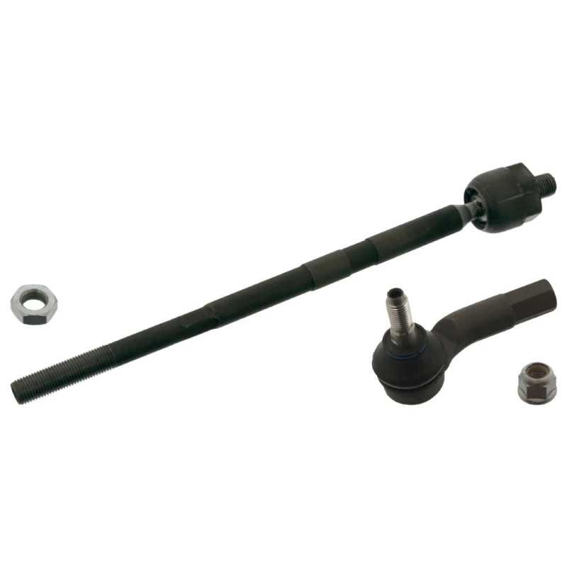 Image of FEBI BILSTEIN 43465 Tie Rod Front Axle Left, with lock nut Rod Assembly (284)