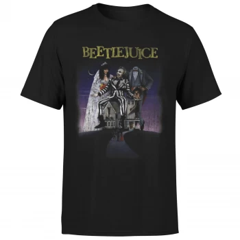 Image of Beetlejuice Distressed Poster T-Shirt - Black - 3XL - Black