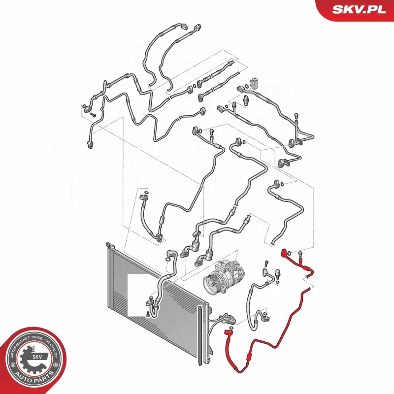Image of ESEN SKV High Pressure Line, air conditioning ESEN SKV 43SKV536