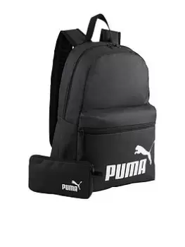 image of Puma Phase Backpack & Pencil Case Set