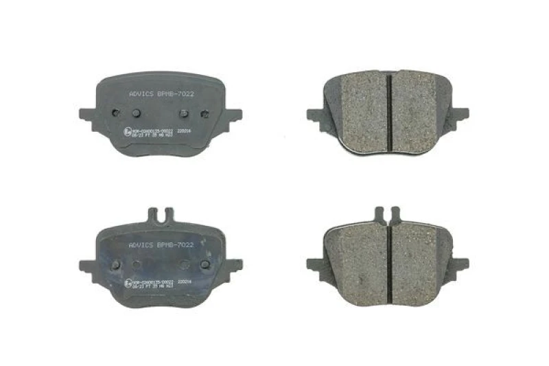 Image of AISIN BPMB-7022 Brake pad set prepared for wear warning indicator Brake Pad Set,disc brake (402)