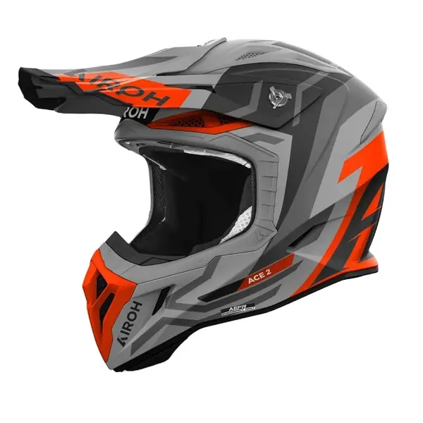 Image of Airoh Aviator Ace 2 Ground Orange Matt Offroad Helmet Size S