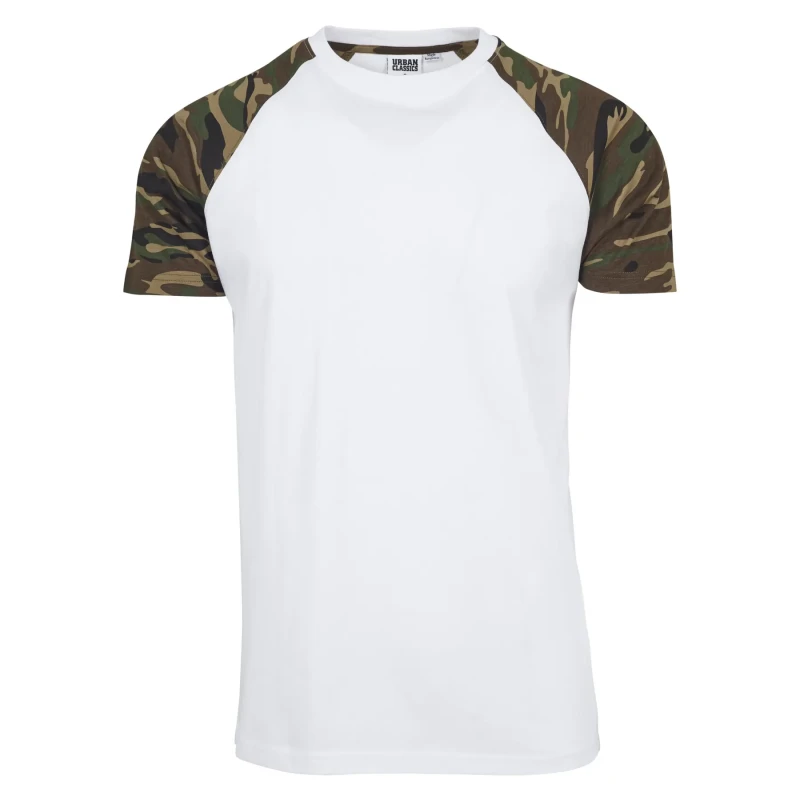 Image of Urban Classics T-Shirt Urban Classic raglan contrat Blanc Male M