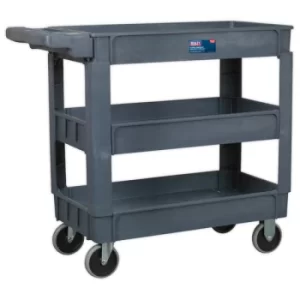 image of Sealey CX203 Trolley 3-Level Composite Heavy-Duty