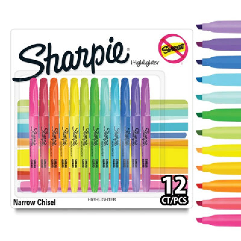 Image of Sharpie Pocket Highlighter Assorted (12 Pack) 2223753