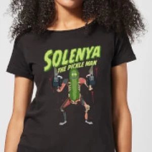 image of Rick and Morty Solenya Womens T-Shirt - Black