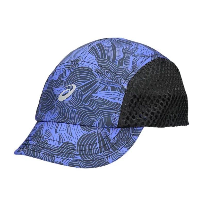 Image of Asics Fujitrail Graphic Cap Purple Black