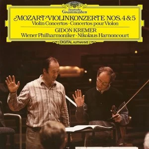 Image of Wolfgang Amadeus Mozart, Gidon Kremer, Wiener Philharmoniker, Nikolaus Harnoncourt - Violin Concertos Nr. 4 &...