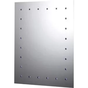 Image of Rectangular Illuminated Bathroom Mirror (H)650mm (W)500mm