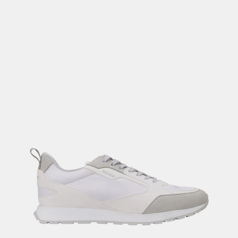 Image of HUGO Icelin Running Trainers Open White 9 UK