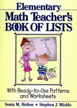 Image of The Elementary Math Teachers Book of Lists by Sonia M. Helton Paperback