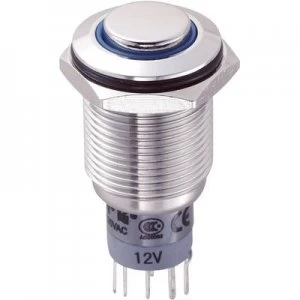 image of TRU COMPONENTS LAS2GQH 22ZEB12VSP Tamper proof pushbutton 250 V AC 3 A 2 x OnOn latch