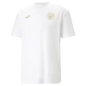 Puma Manchester City CNY Training T-Shirt Adults - White