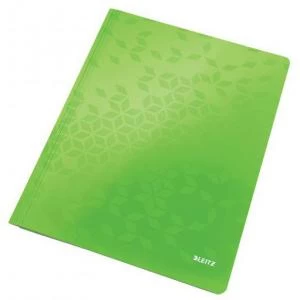 Leitz WOW A4 Card Flat File. Green - Outer carton of 10