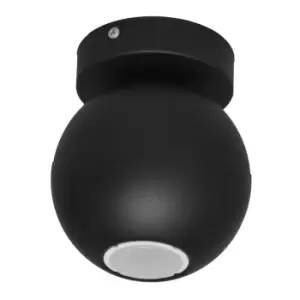 Midway Single Spotlight Black 12cm