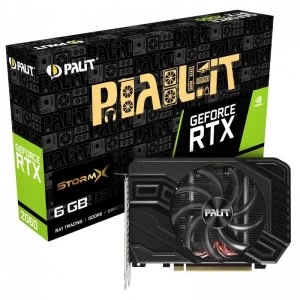 image of Palit StormX GeForce RTX2060 6GB GDDR6 Graphics Card