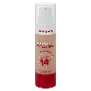 image of Miss Sporty So Matte Perfect Stay Foundation Light 2 Nude