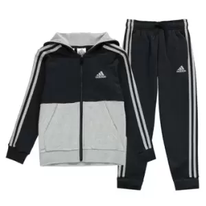 image of adidas 3S Fleece Tracksuit - Black