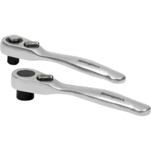 Image of Siegen 2 Piece 1/4" Drive Micro Ratchet and Bit Driver Set 1/4"