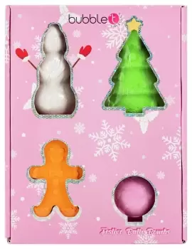 image of Bubble T Cosmetics Festive Shaped Bath Fizers