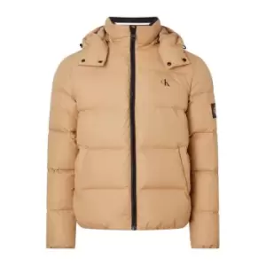 Image of Calvin Klein Jeans Essential Puffer Jacket - Brown