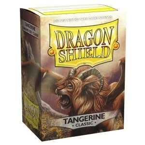 Image of Dragon Shield Classic Tangerine Card Sleeves - 100 Sleeves
