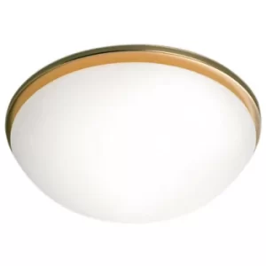 Image of Linea Verdace Bowl Semi Flush Ceiling Light Peaker