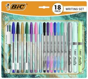 image of BIC 18 Piece Pastel Writing Set