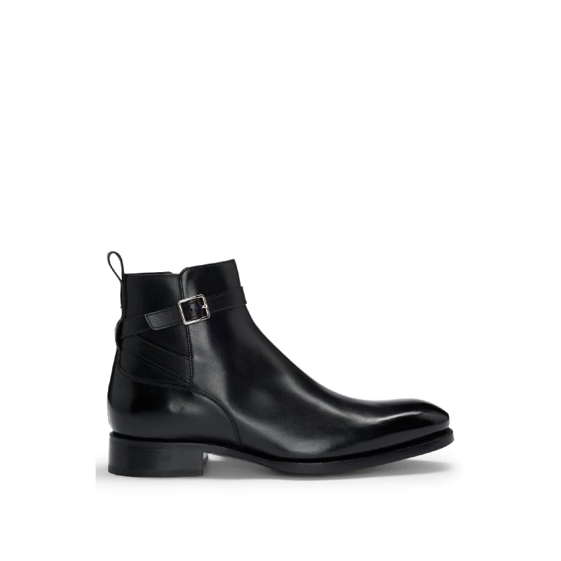 Image of Boss Mens Rill Halb Buvpst Derby Shoes Black male 7 (41)