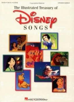 Image of The Illustrated Treasury of Disney Songs by Walt Disney Company Paperback
