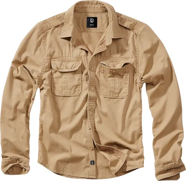 Image of Brandit Vintage Shirt Longsleeve camel 3XL Men