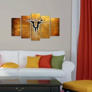 Image of 5ABSMDF-53 Multicolor Decorative MDF Painting (5 Pieces)